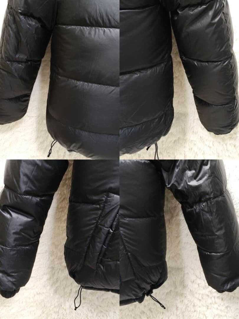 ファーストダウン ダウンジャケット ヌプシ型 ブラック 美品