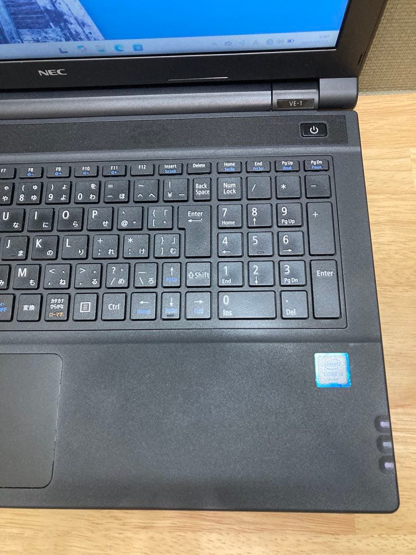 中古ノートパソコン　NEC VersaPro〔メモ 1〕