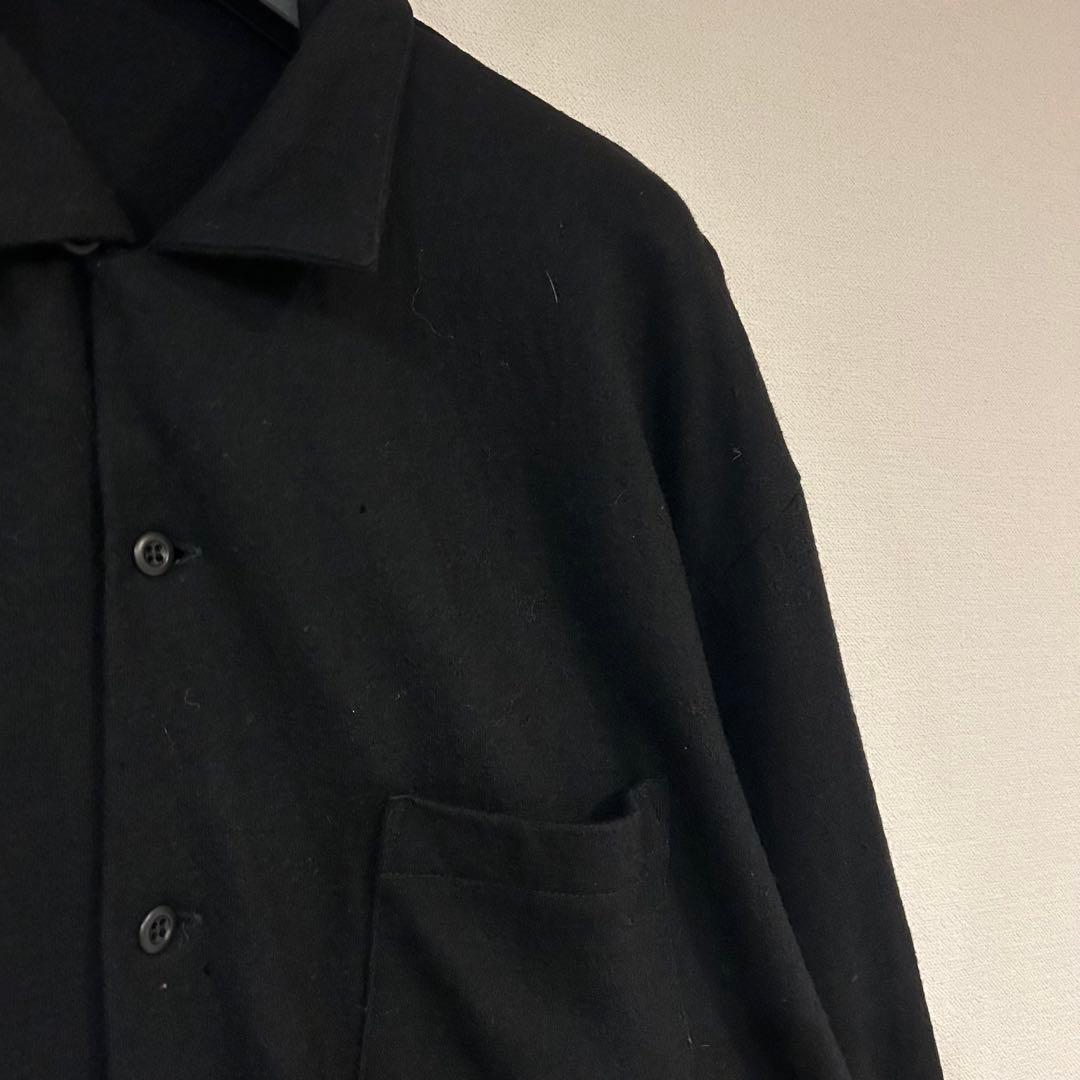 イ*き様 Y's formen ウールブラウス オープンカラー シャツ