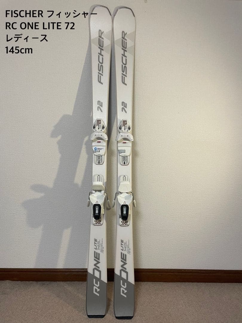 FISCHER フィッシャー RC ONE LITE 72 スキー板　レディース