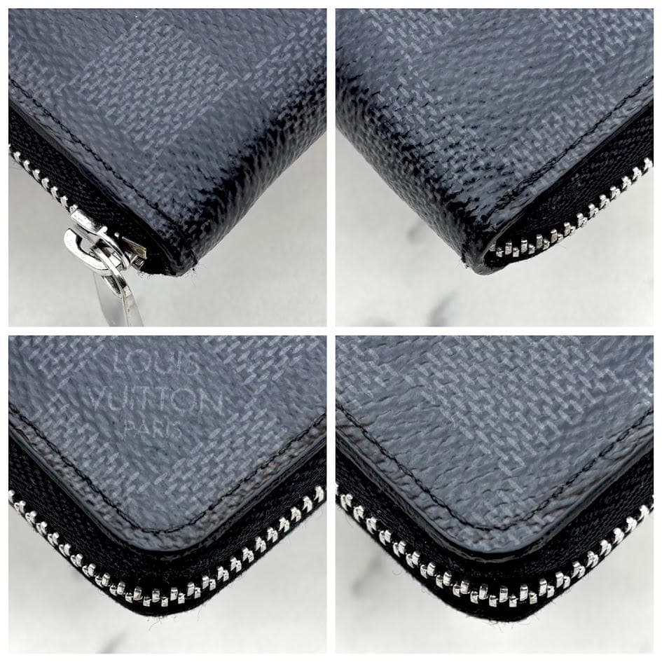 【極美品】ルイヴィトン　ダミエグラフィット　ジッピーパース 　ケース