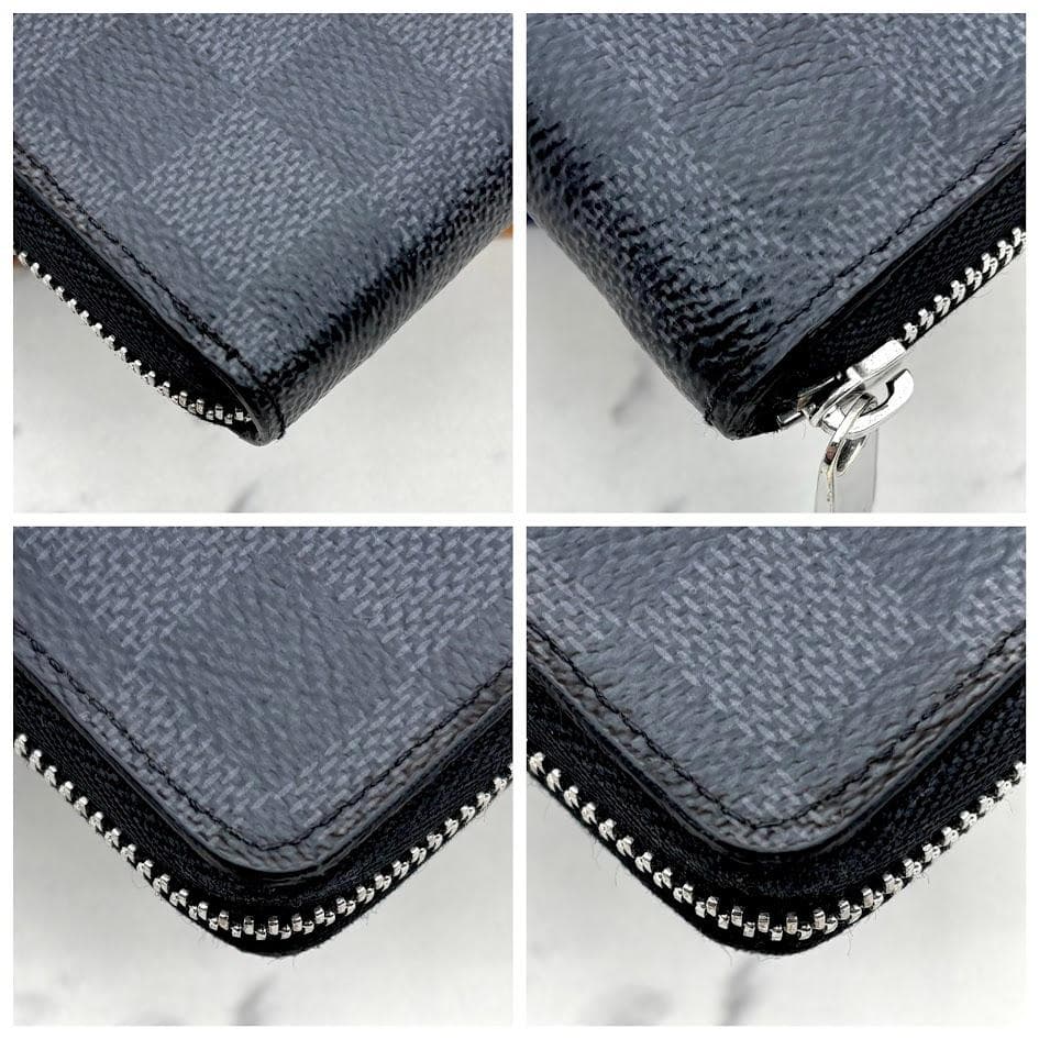 【極美品】ルイヴィトン　ダミエグラフィット　ジッピーパース 　ケース