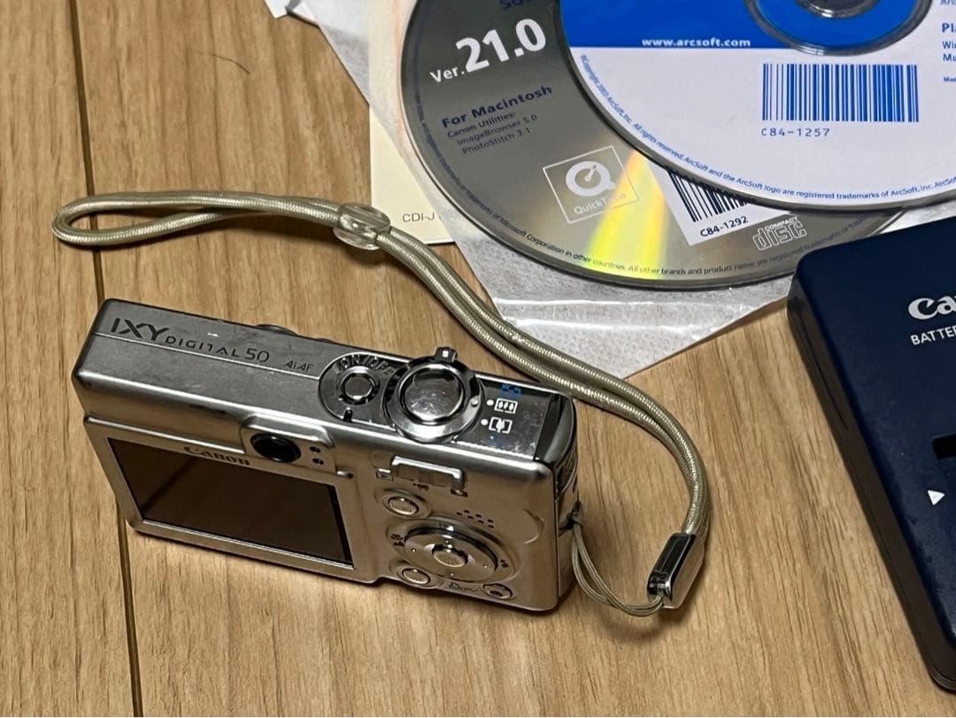 Canon キヤノン デジタルカメラ IXY DIGITAL 50 動作確認済
