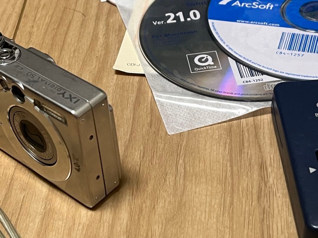 Canon キヤノン デジタルカメラ IXY DIGITAL 50 動作確認済