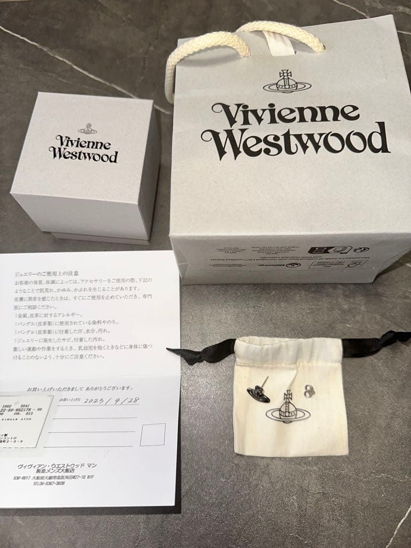Vivienne Westwood メンズ シングルピアス ユニオンジャック