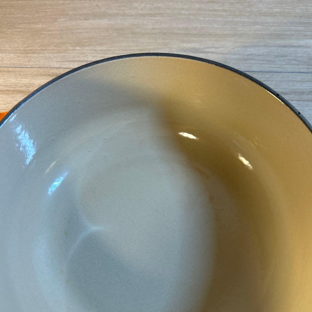 ルクルーゼ　レギュミエ　19cm オレンジ　鍋　両手鍋