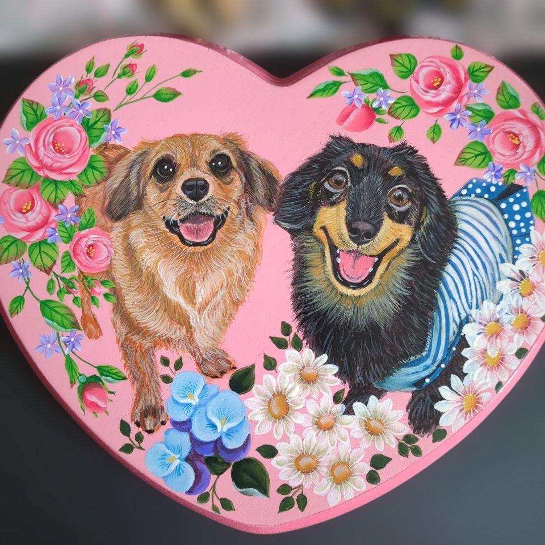 wakoです　トールペイント作品　似顔絵