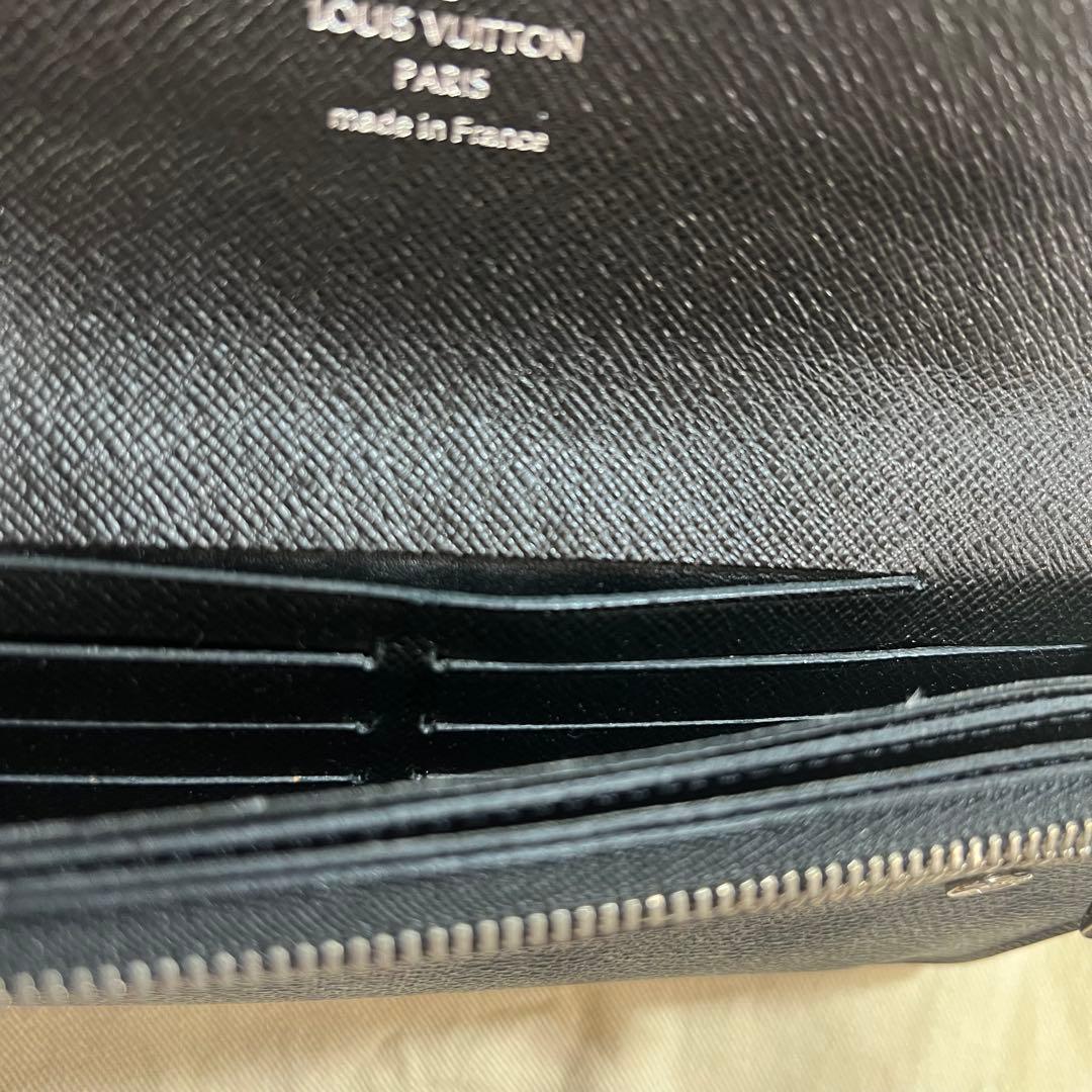 超美品　ルイヴィトン ダミエグラフィット長財布 チェーン付き