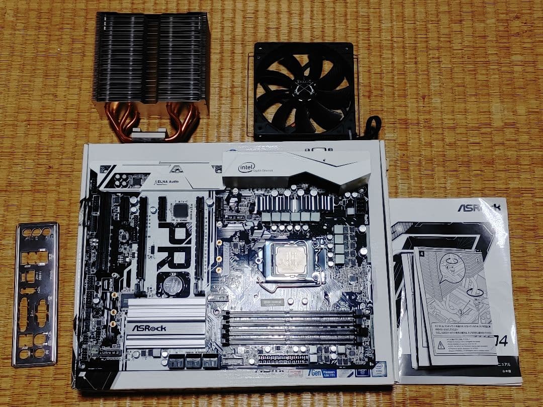 CPU core i5-7600+ASRock H270 Pro4+SCKTT-1000
