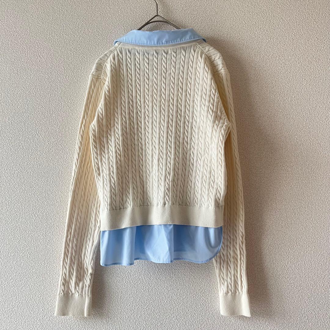 【美品】herlipto Layered Cable Knit Cardigan