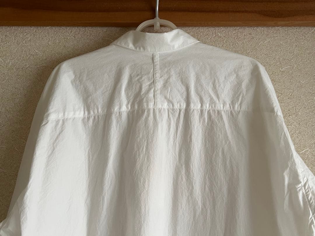 “かぐれ”コットンレギュラーシャツ・オフホワイト・未使用品