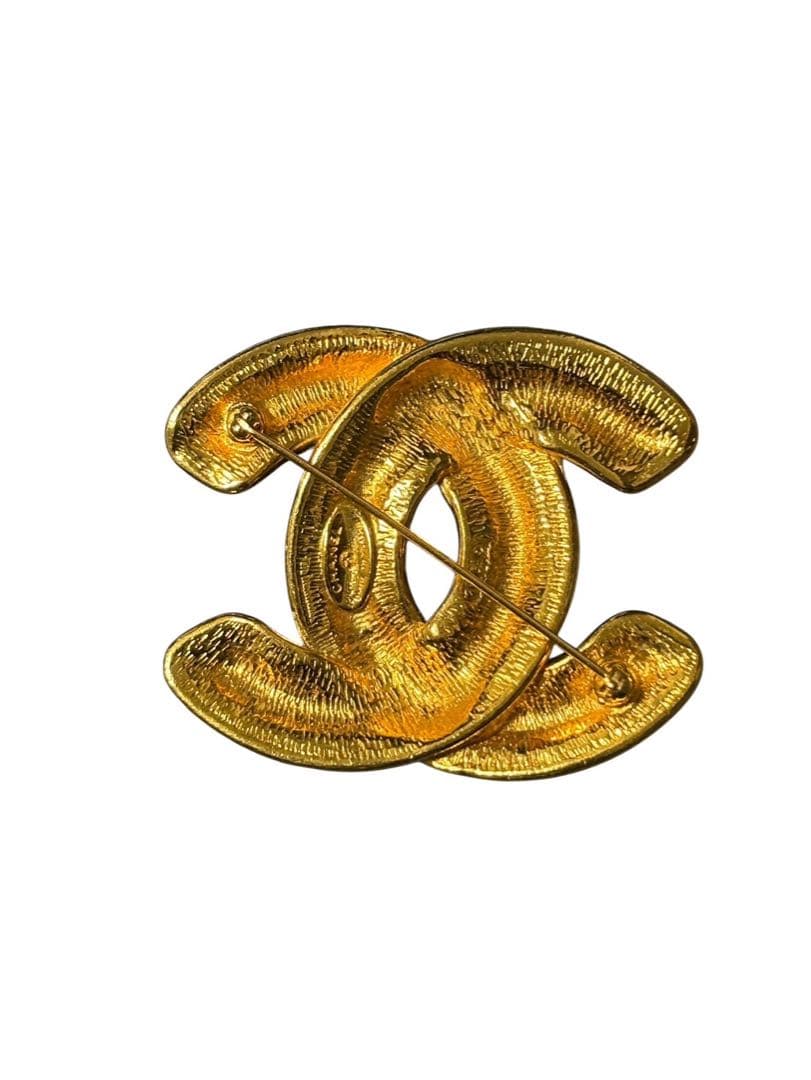 CHANEL シャネル マトラッセ ココマーク ゴールド　ブローチ