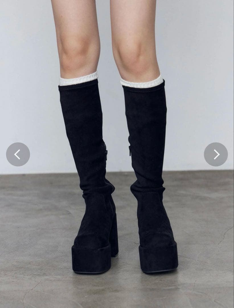 EMODA バルキープランプフィットブーツ ブラック M