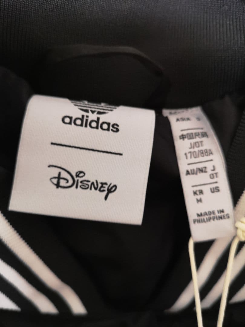 【新品】Bambi×adidas 黒★サテンボンバージャケット★中綿ジャケット