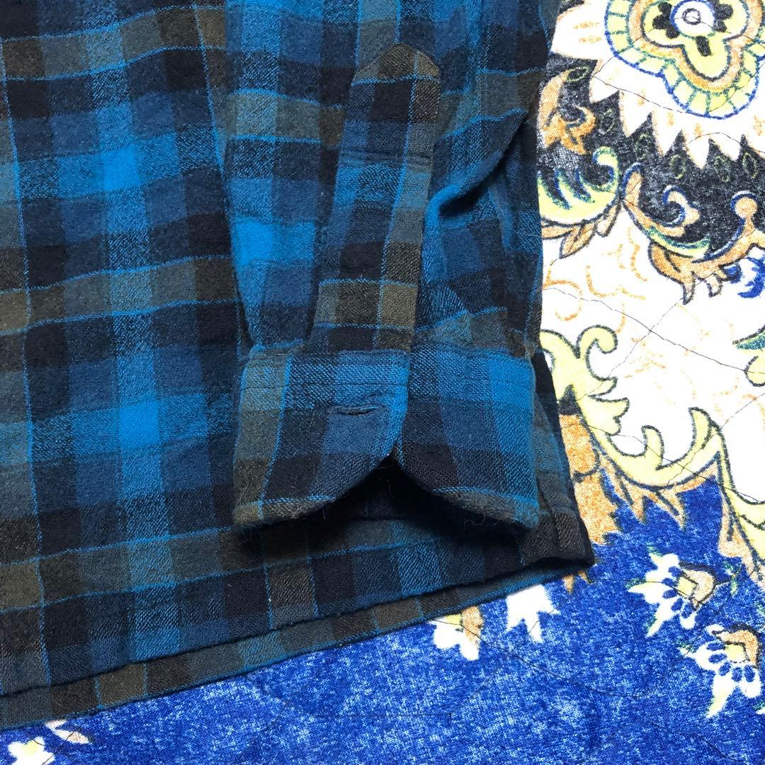 ペンドルトン　ボードシャツ　オンブレ　60s ブルー