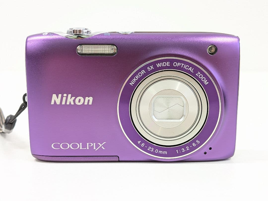 【動作OK】Nikon ニコン COOLPIX S3100 パープル
