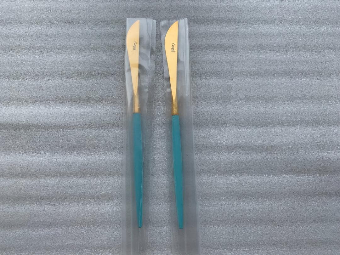 クチポール GOA ゴールド ターコイズ デザート6点セット カトラリー