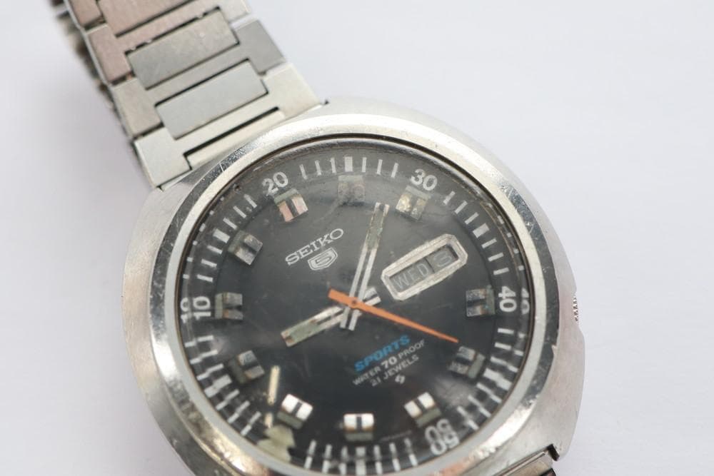 ◆SEIKO セイコー 5 スポーツ 61197160 自動巻き時計　08038
