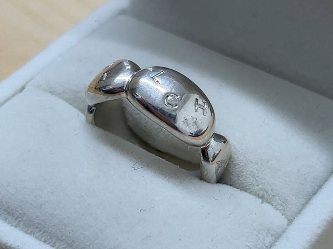 希少☆CHANEL シャネル カメリアリング シルバー925 サイズ12号 指輪