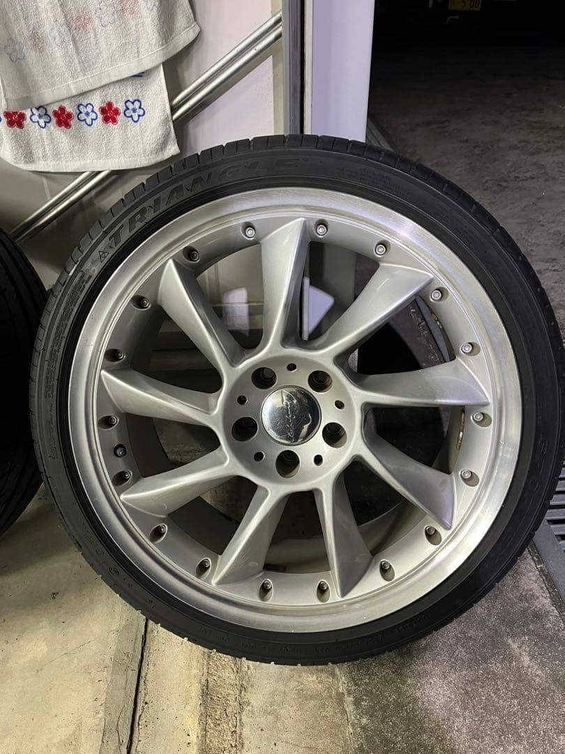 19インチ アルミホイール 10スポークセット