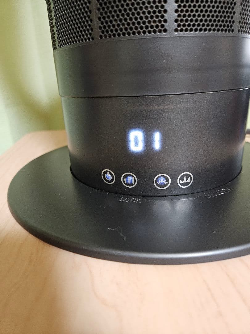 【温風/冷風/羽なし/ヒーター】タワーファン