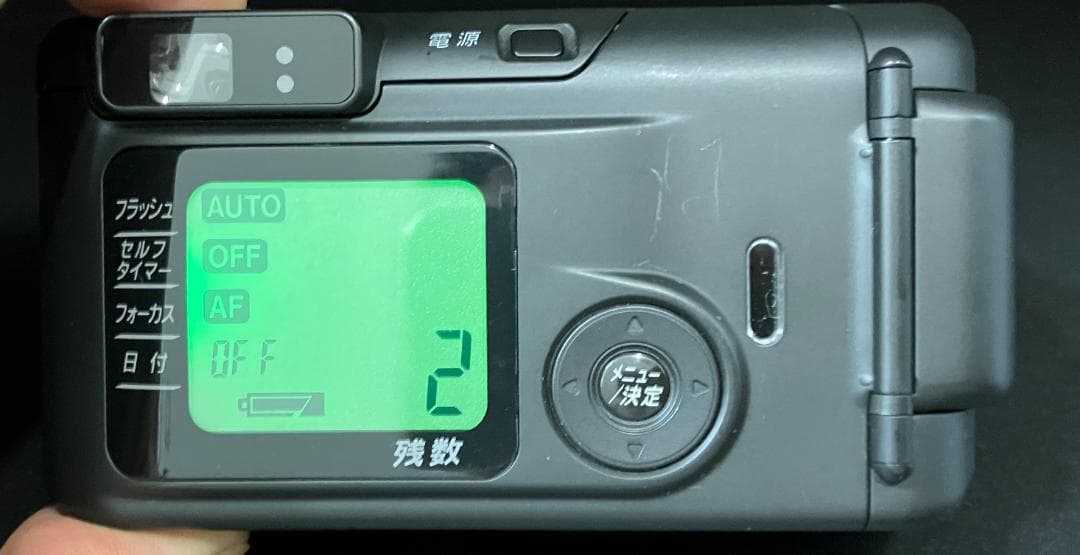 【通電OK】FUJIFILM NATURA 35mm コンパクトカメラ ブラック