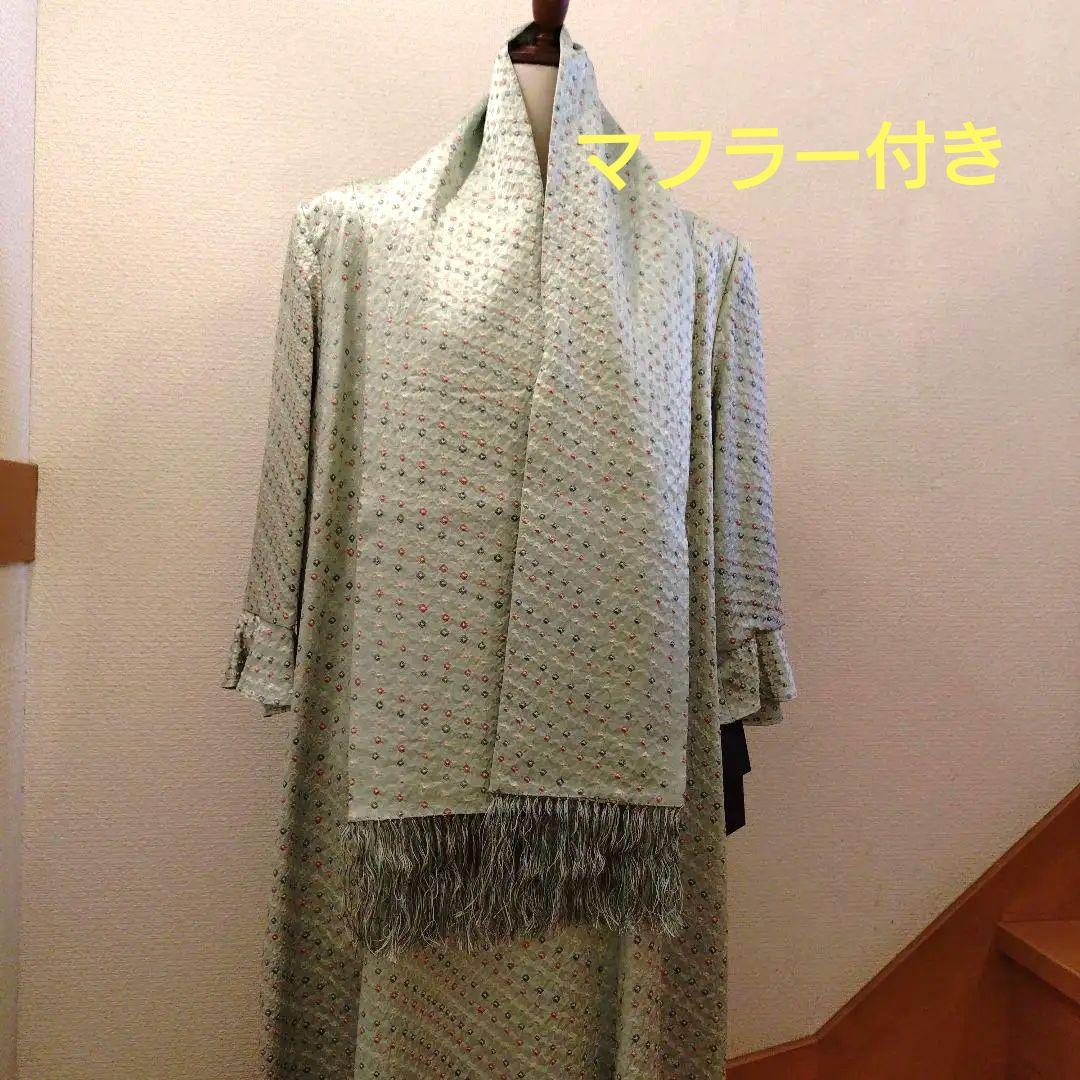 小*豆様 kiyoko koga 絹のお仕立て七分袖ワンピース