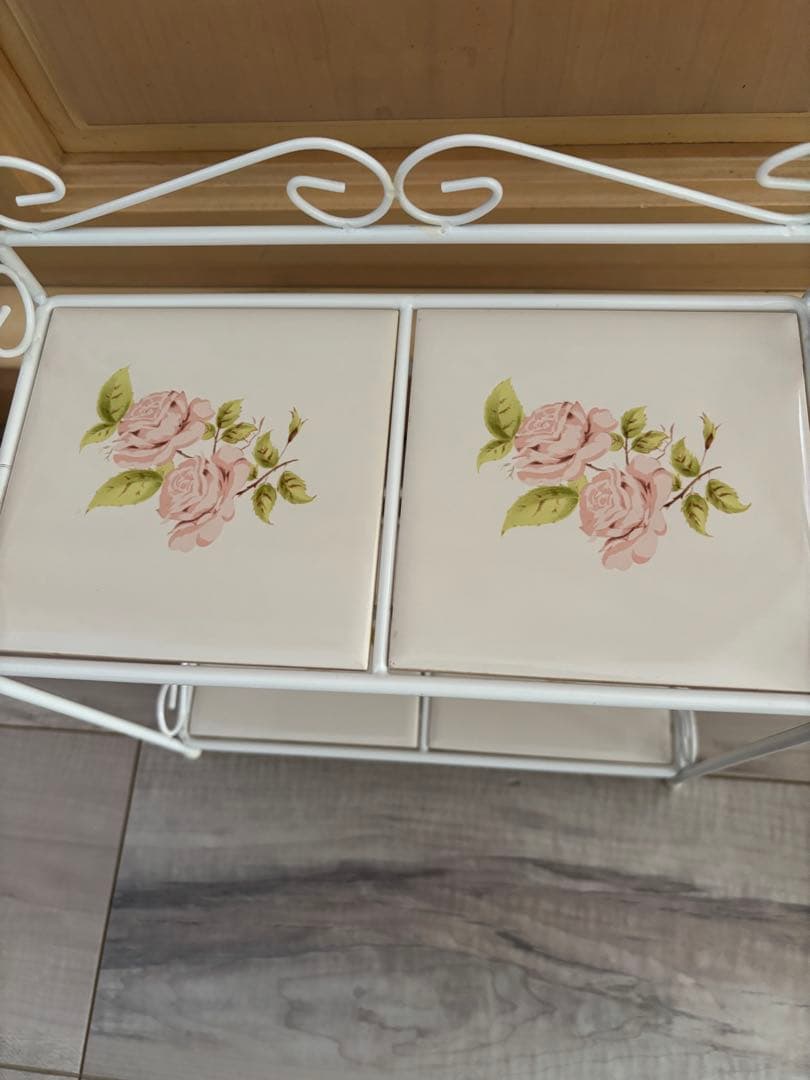 イマン☆ダイアナローズ☆タイル付きスパイスラック 美品 レア