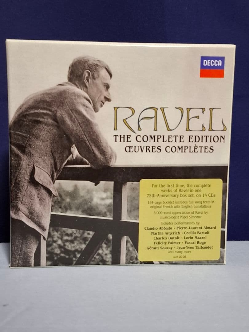 【限定盤】Ravel ラヴェル 作品全集 14枚組 Decca