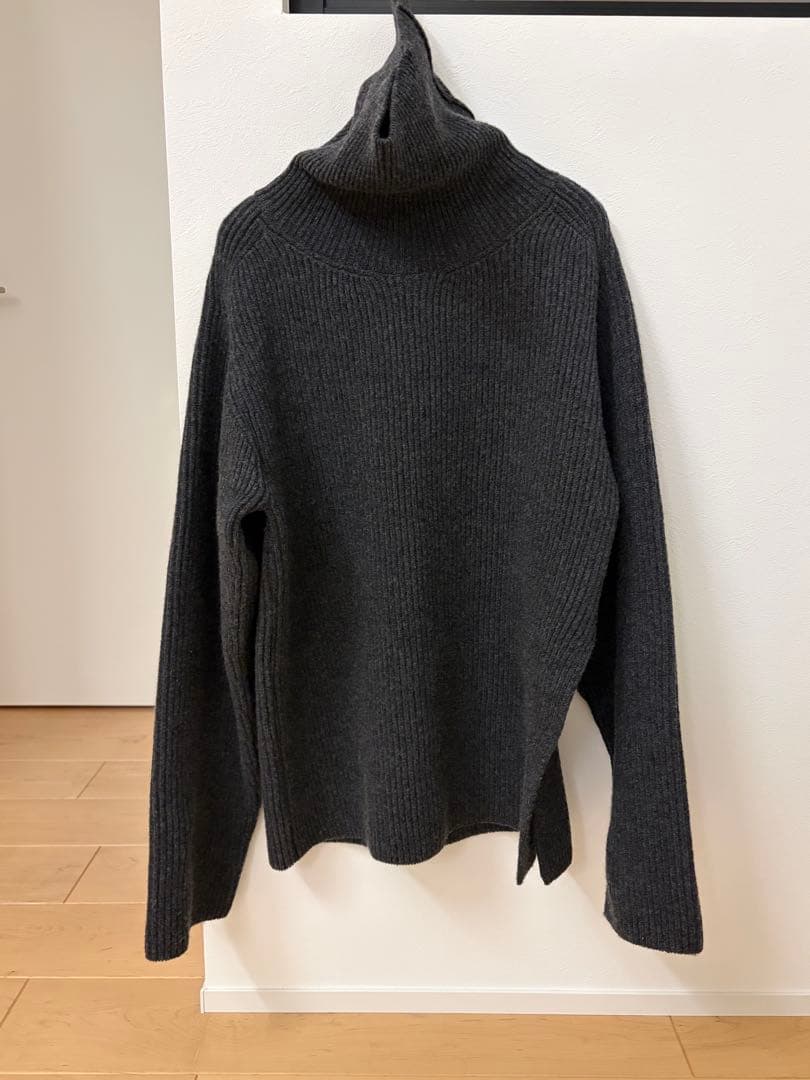 今季完売品★美品 Chaos カオス リズニット リブ編みタートルネックセーター