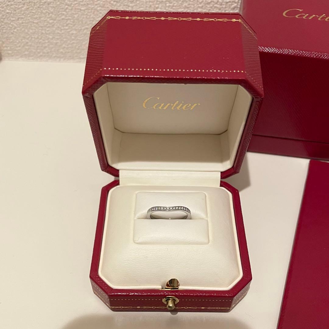 【カルティエ】バレリーナ ハーフエタニティ 8号