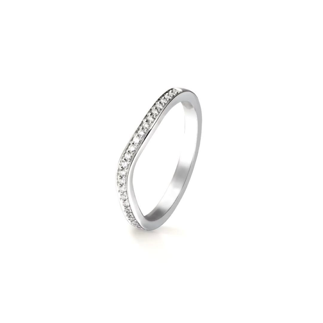 【カルティエ】バレリーナ ハーフエタニティ 8号