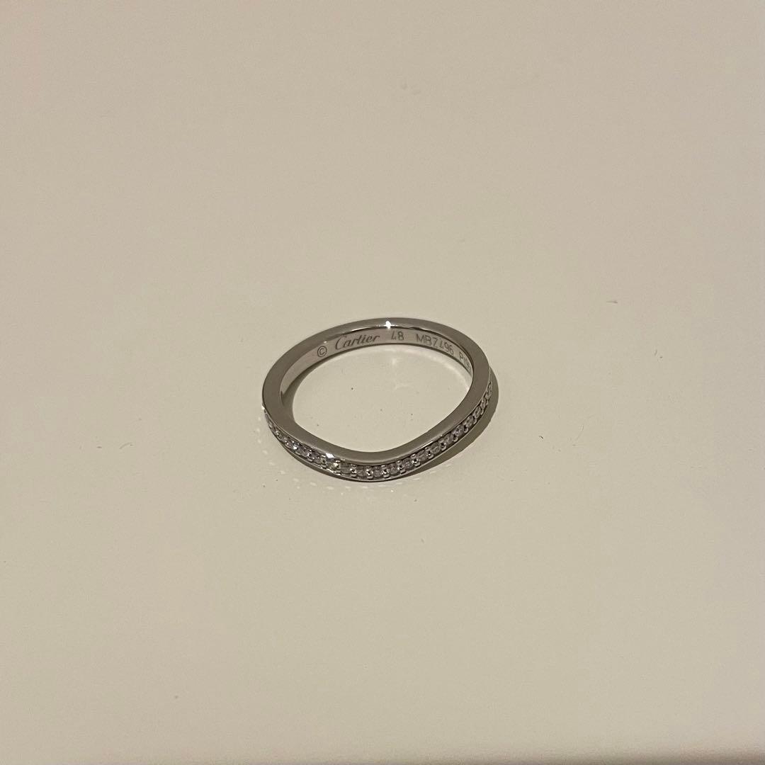 【カルティエ】バレリーナ ハーフエタニティ 8号