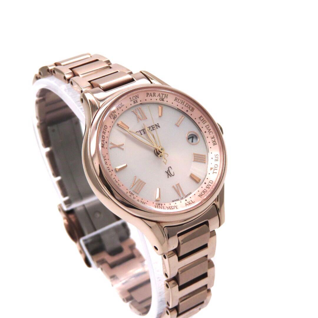 ☆新品同様 EC1164 53W クロスシー 電波ソーラー シチズン 時計