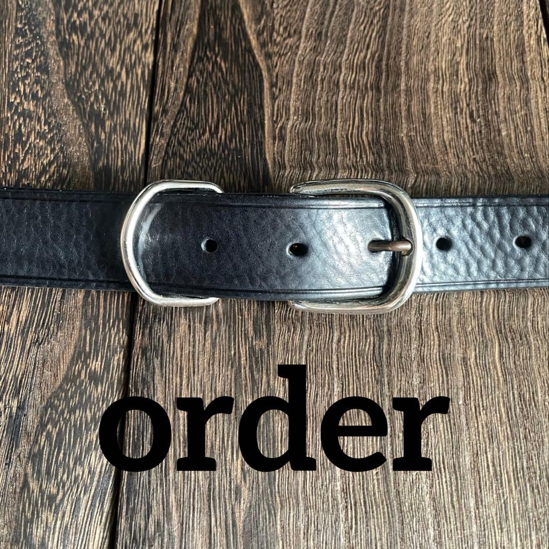 オーダー品　No.55ベルト　ミッスーリ　North&Judd デッドストック