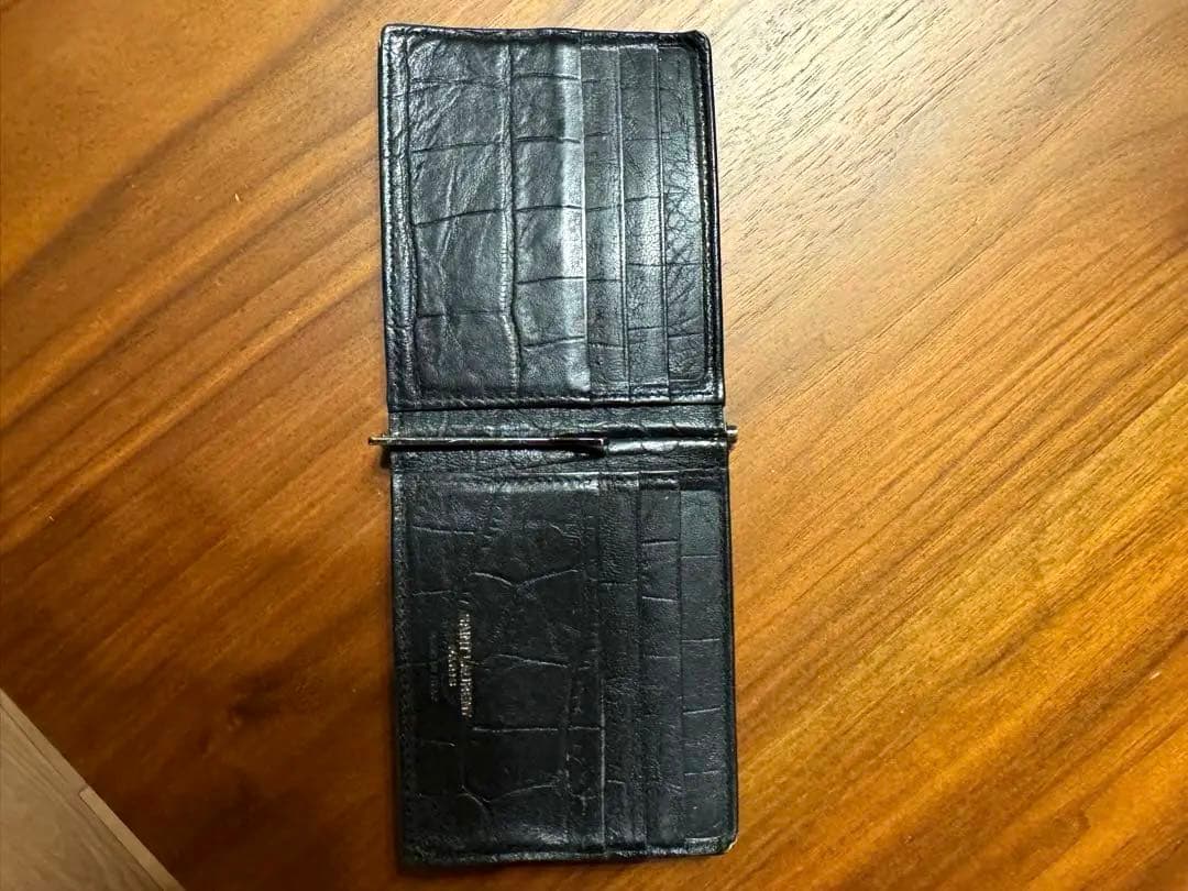 美品Saint Laurent YSL マネークリップ　サンローラン