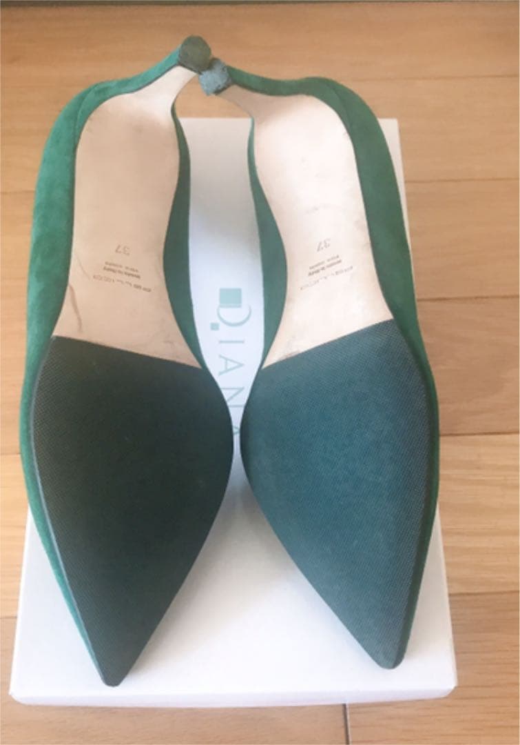 はるだ　美品 ペリーコ グリーン パンプス CORA