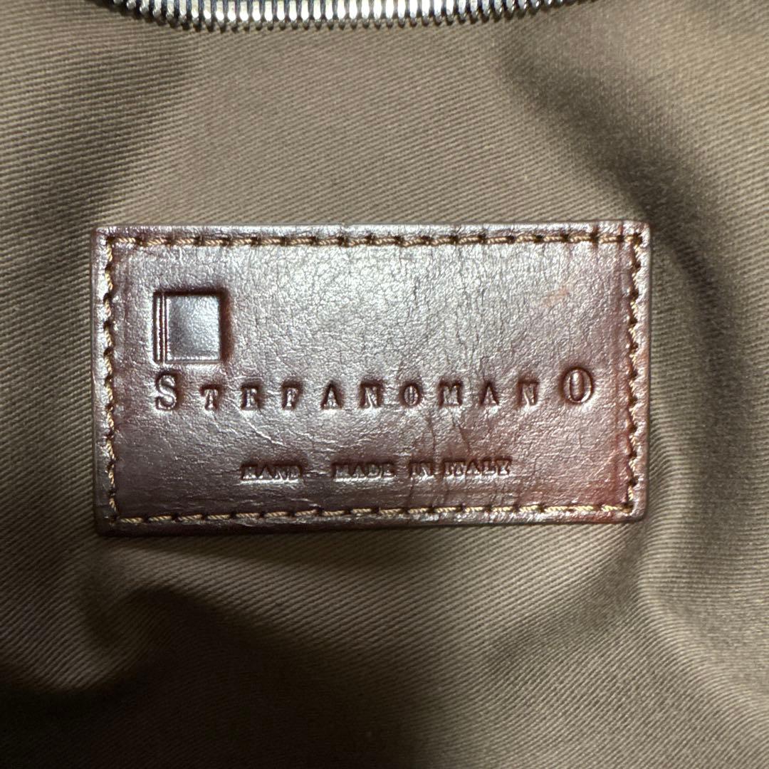 STEFANOMANO ビジネスバック ネイビー