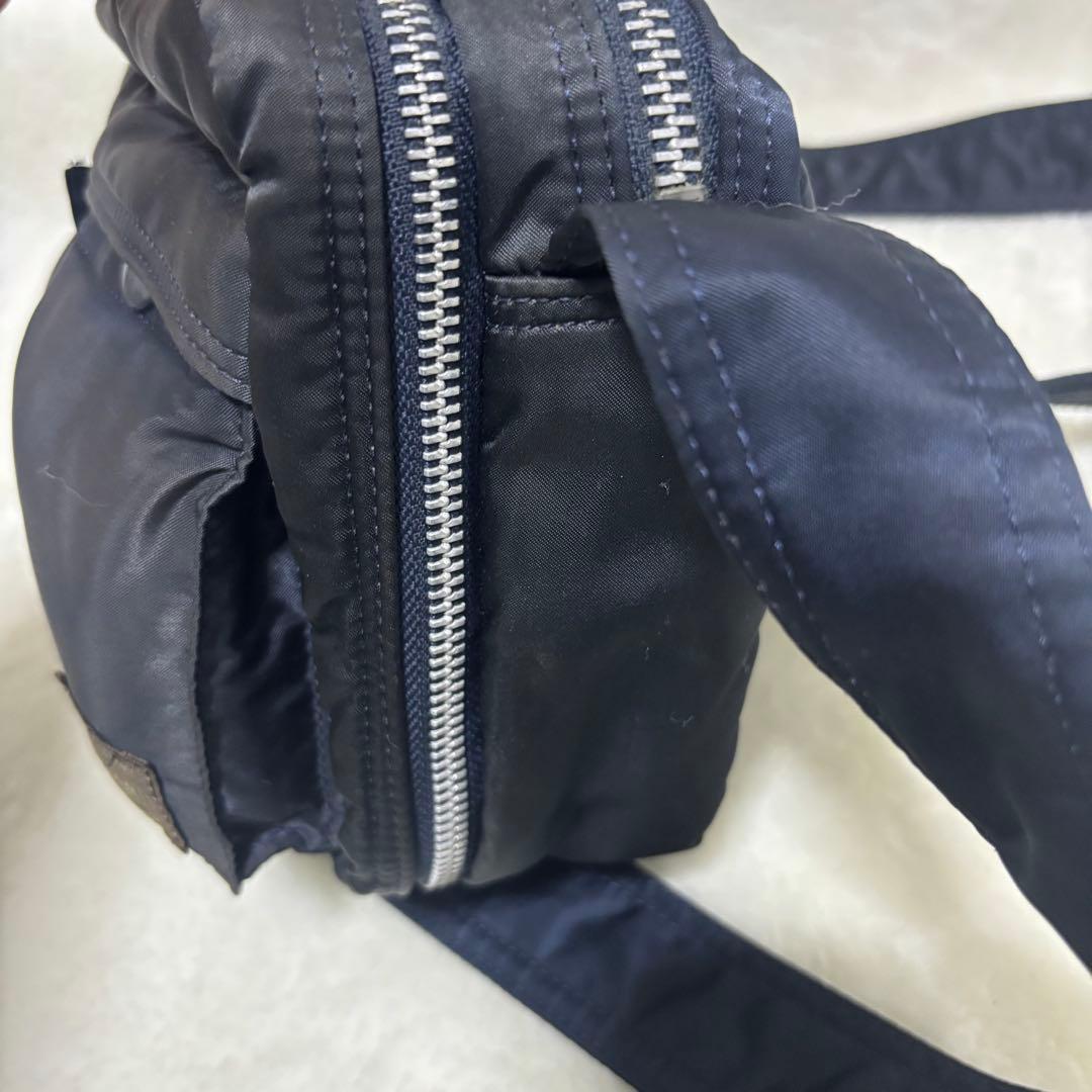 ✨希少色✨PORTER タンカー アイアンブルー ショルダーバッグ 2層 レア