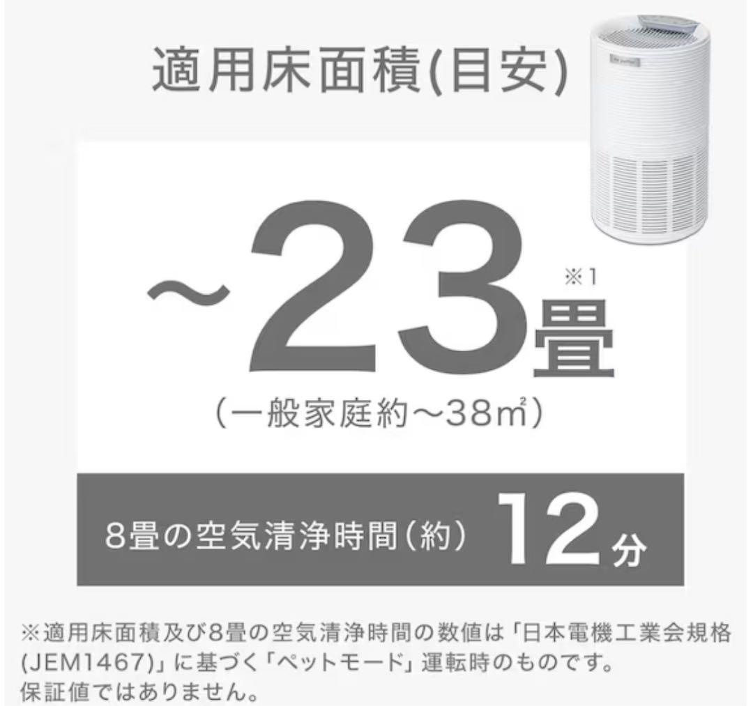 新品未開封ニトリ空気清浄機Air Purifier
