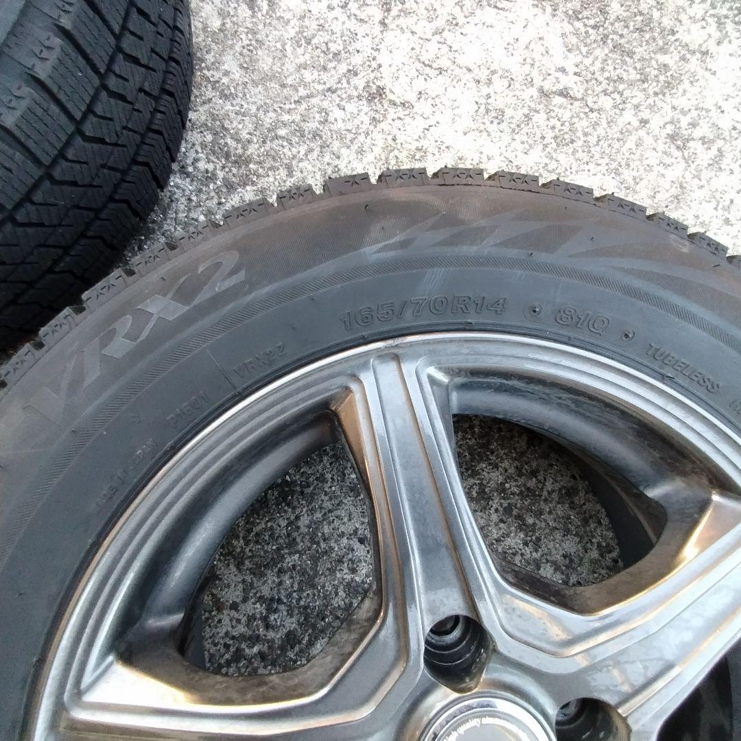 ブリヂストン　ブリザック　VRX2　ダークグレー 5本スポーク ホイールセット