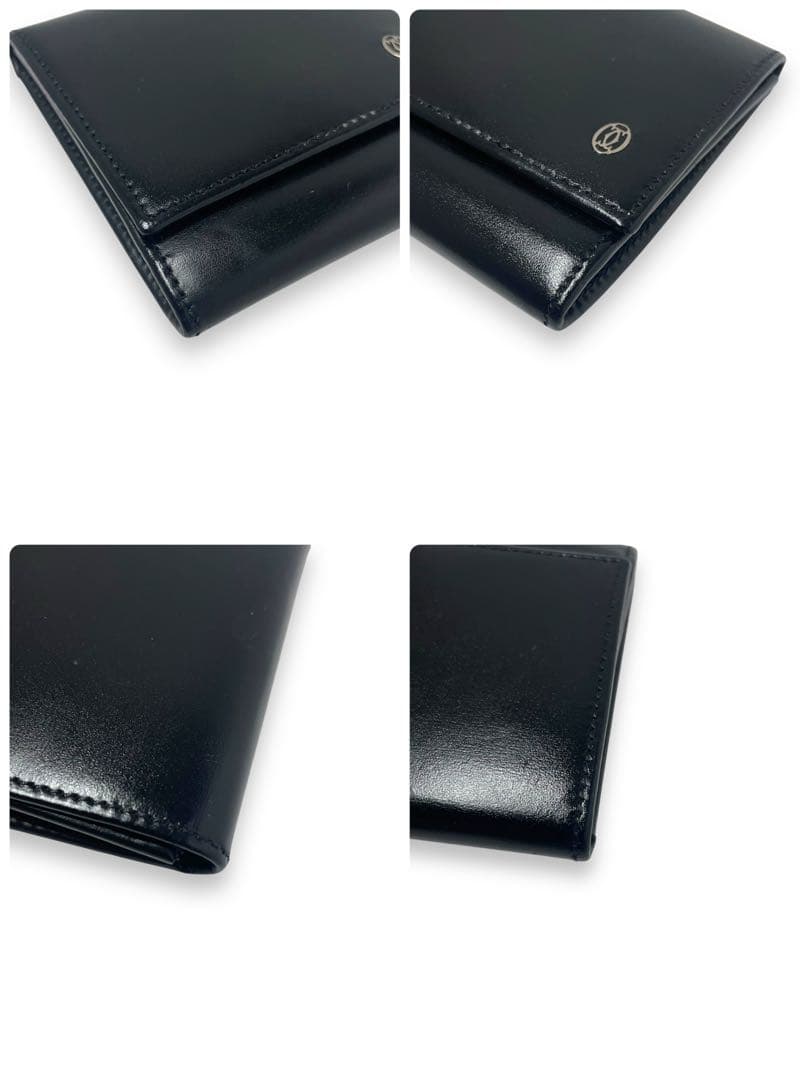Cartier パシャ カーフスキンレザー ケース 小銭入れ ブラック