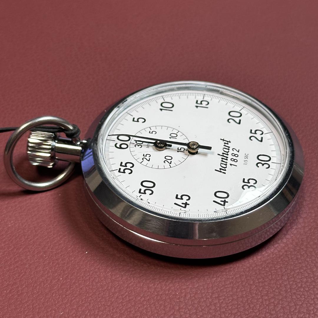 美品】 HANHART ハンハルト 手巻き アナログ ストップウォッチ