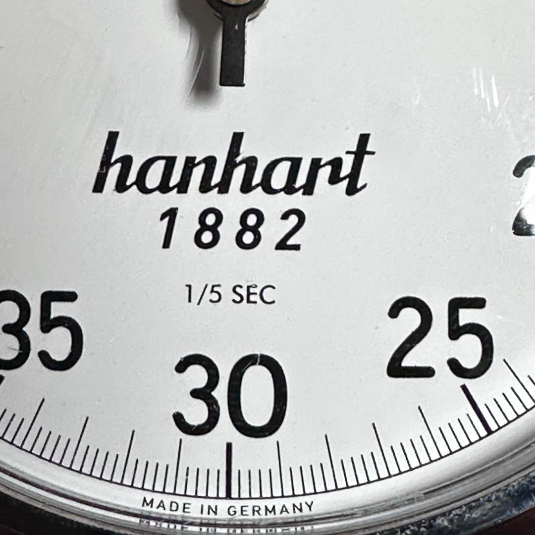 美品】 HANHART ハンハルト 手巻き アナログ ストップウォッチ