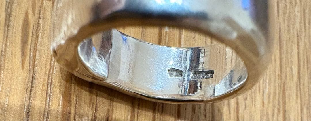 市松リング　17 号　イチマツ　シルバーリング