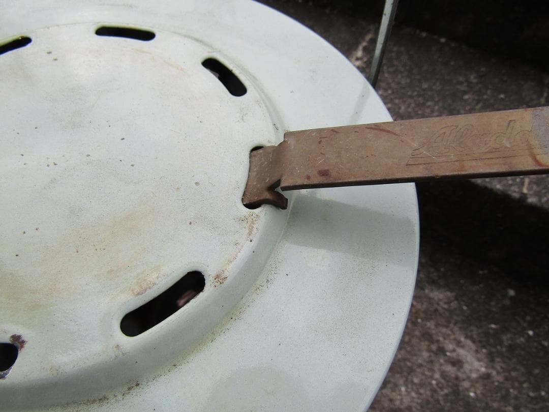 イギリス製 　アラジンストーブ用　芯カッター　上蓋外し　貴重　ビンテージ