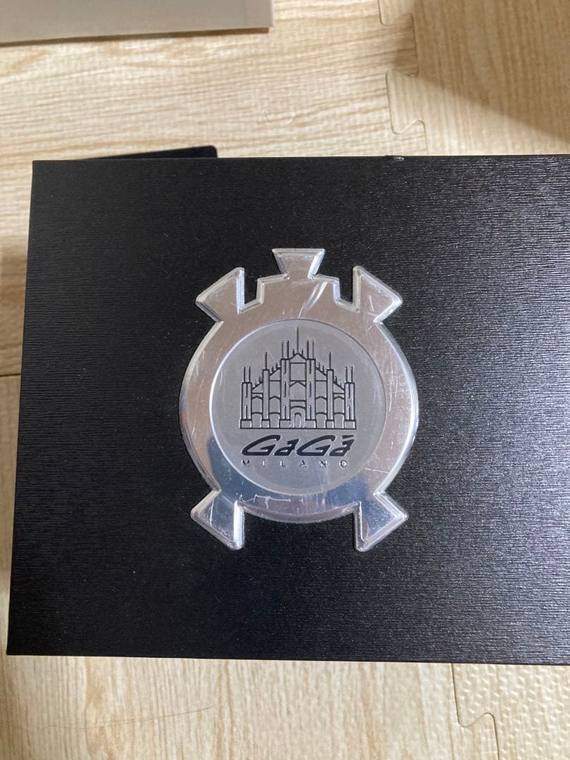 B*L様 GaGa Milano アナログ時計 ブラック/グリーン