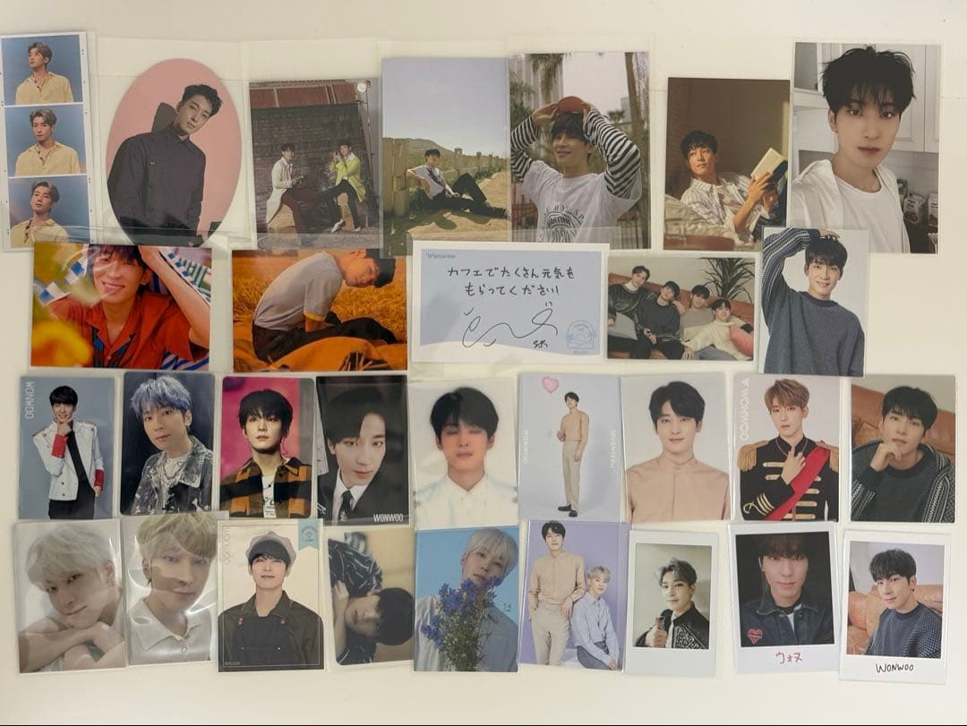 ウォヌ　トレカ、ポストカード等　まとめ売り　105枚