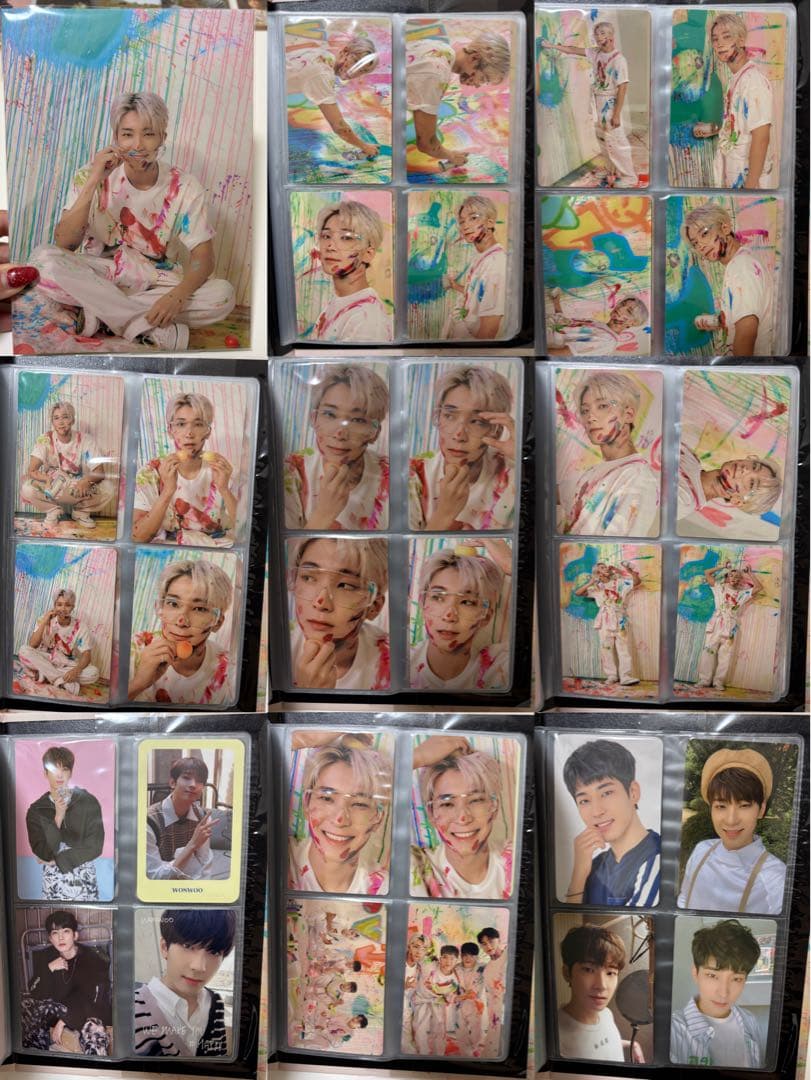 ウォヌ　トレカ、ポストカード等　まとめ売り　105枚