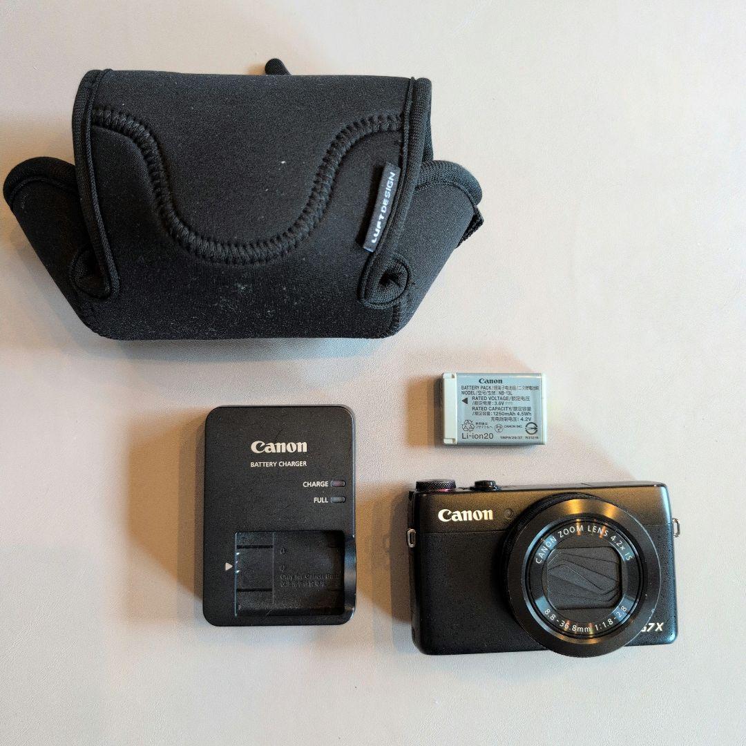 【USED】Canon G7X コンパクトカメラ バッテリー 充電器
